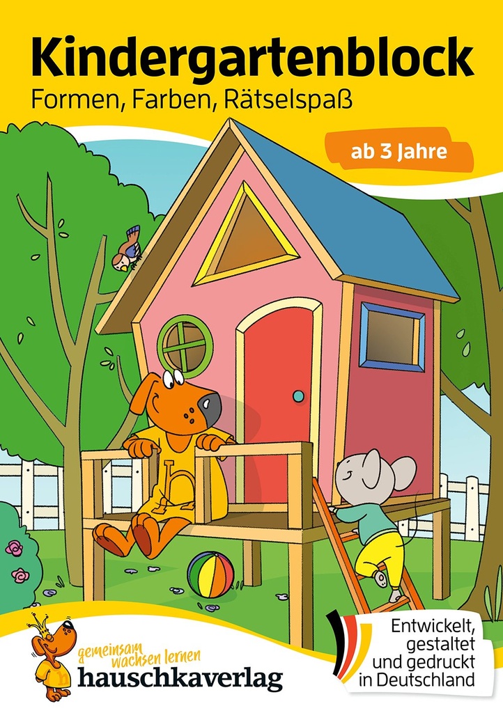 [9783881006798] Kindergartenblock ab 3 Jahre – Formen, Farben, Rätselspaß, A5-Block