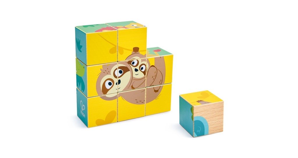 Wildtiere-Blockpuzzle