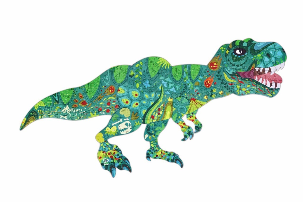 [6943478053564] Schimmerpuzzle „Dinosaurier“ – 200 Teile