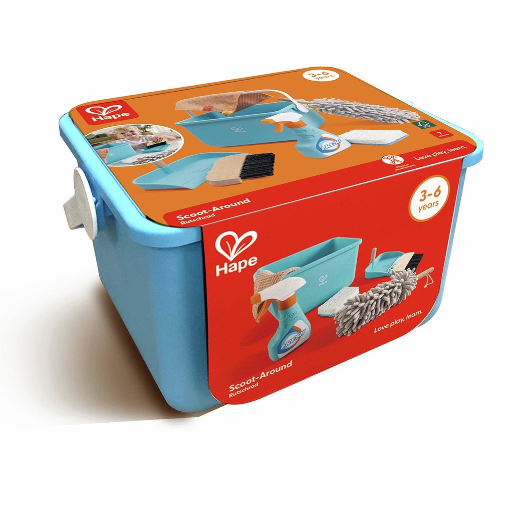 [6943478039520] Spielzeug-Putzset mit Eimer