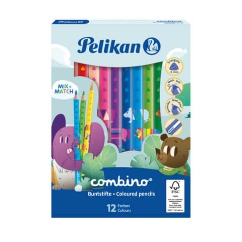[4012700811196] Buntst./12 dreieck.,dick,Combino, FSC FS