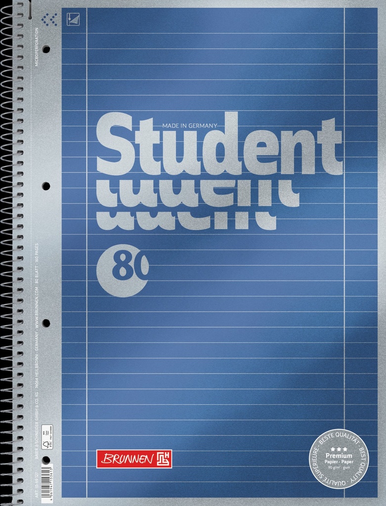 Collegeblock A4 Lin27 90g FSC