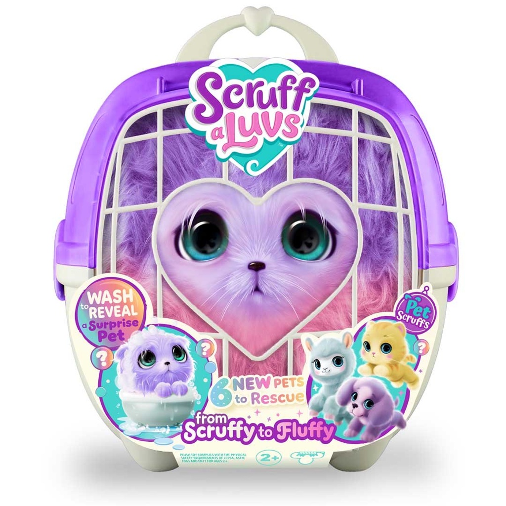 Moose Toys SCRUFF A LUVS S3 PET SINGLE PK RAINBOW PETS