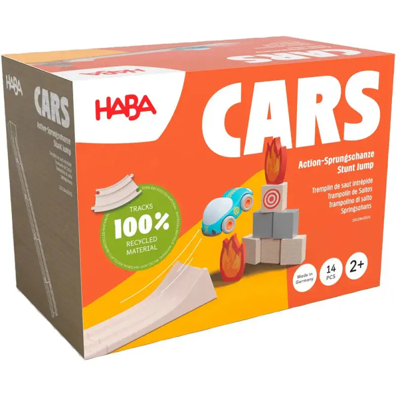 [4010168283456] HABA Cars Action-Sprungschanze für Kugelbahnen – rasante Sprünge & Spielspaß