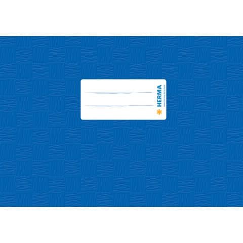 HERMA Heftschoner gedeckt Querformat blau DIN A5