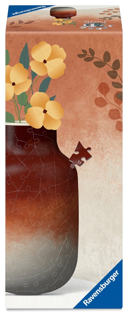 [4005555080848] Vase Gradient Brick-Red