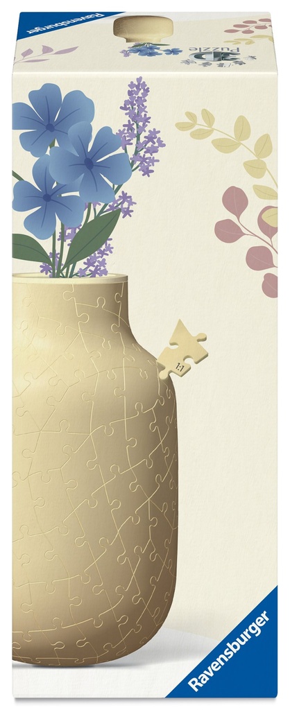 3D Puzzle Vase Butter-Yellow