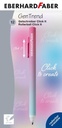 EBERHARD FABER Gelschreiber Click It! GenTrend, türkis pink