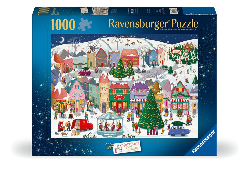 Weihnachtspuzzle 1000 Teile - Zauberhafte Weihnachtsstadt