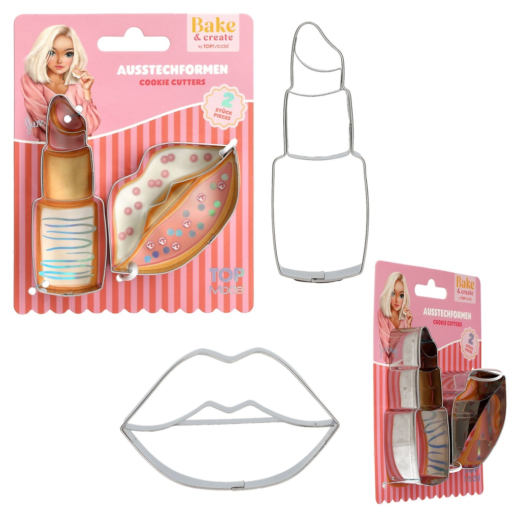 TOPModel Ausstecher Lippenstift und Lippe BAKE and CREATE
