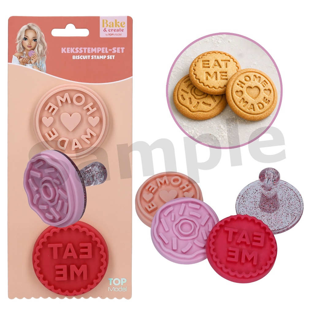 TOPModel Keksstempel Set BAKE and CREATE