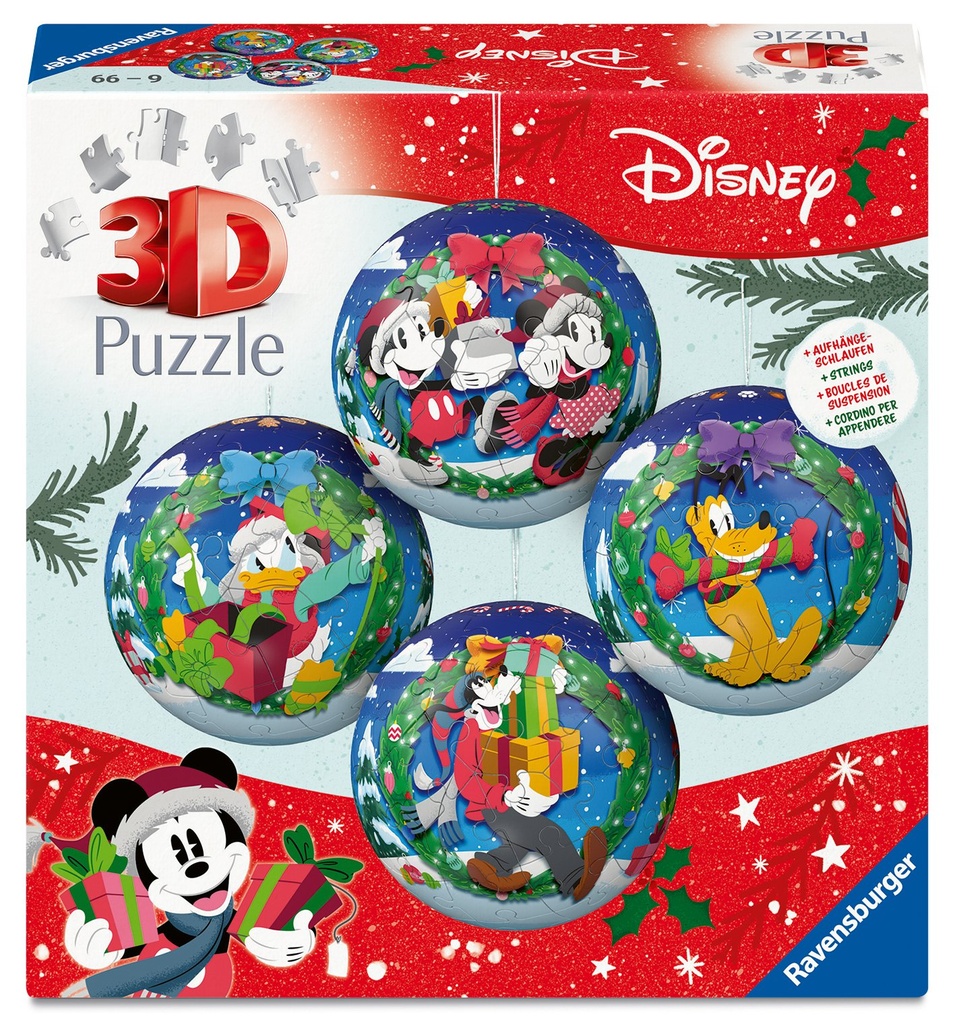 [4005555080886] Pzb Set Holiday Baubles Disne