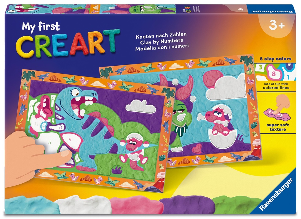 CA Kids Clay Cheeky Dinosaurs