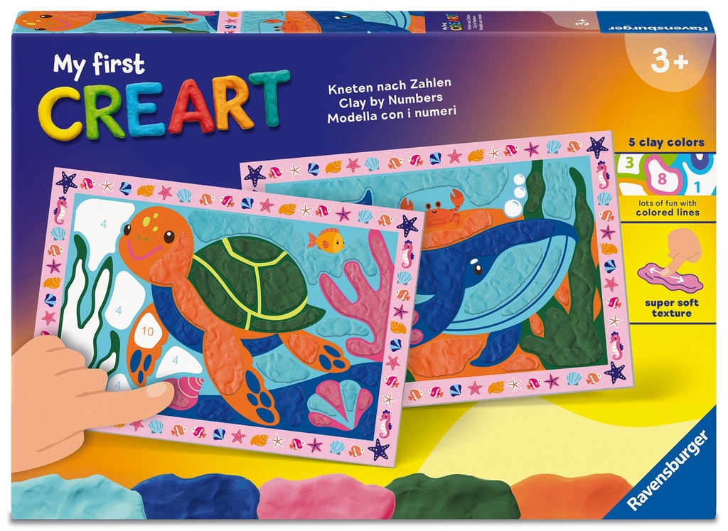 CA Kids Clay Whale and Turtle