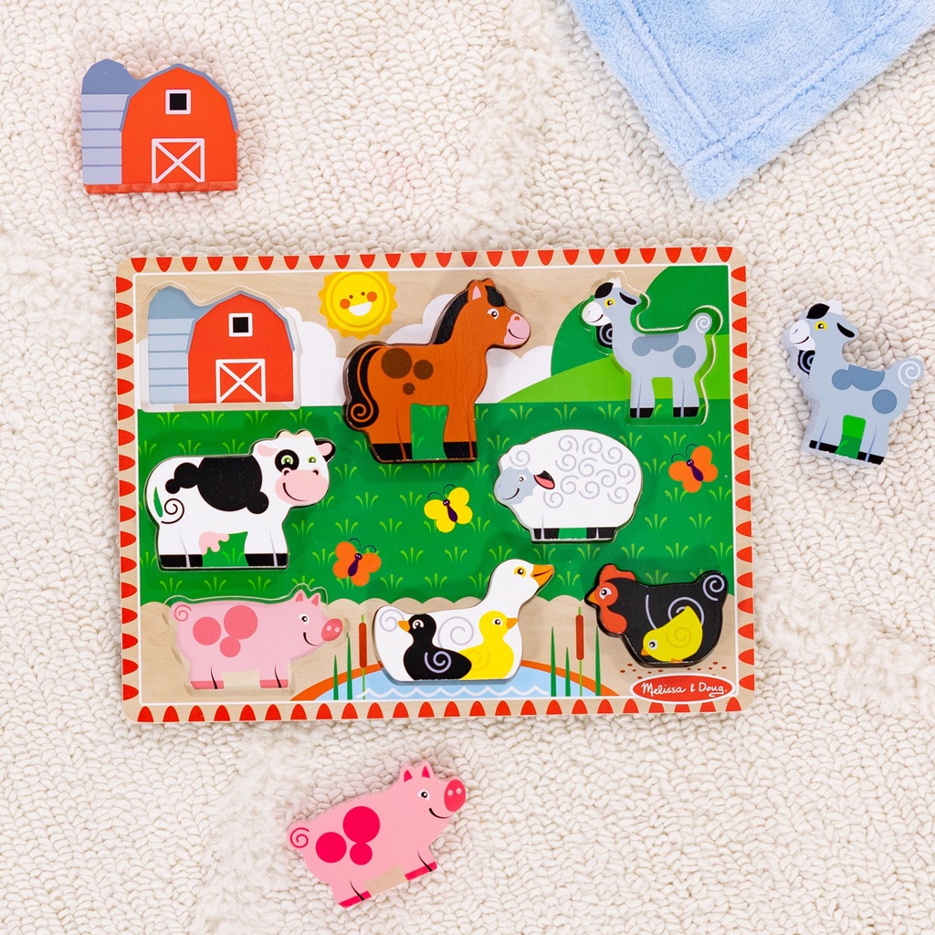 MPZ Bauernhof Spieltiere Puzzle