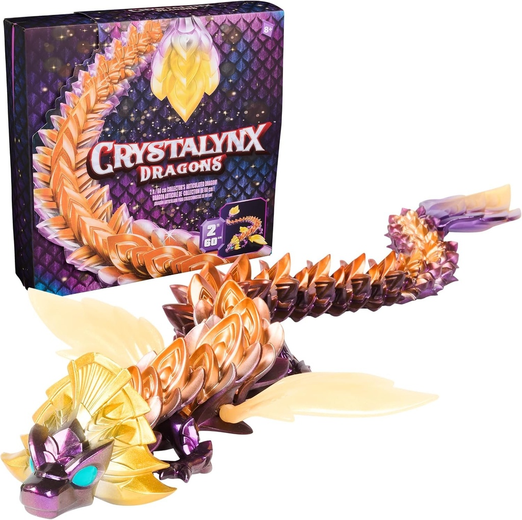 CRD Crystal Lynx Dragons 60cm Solaris