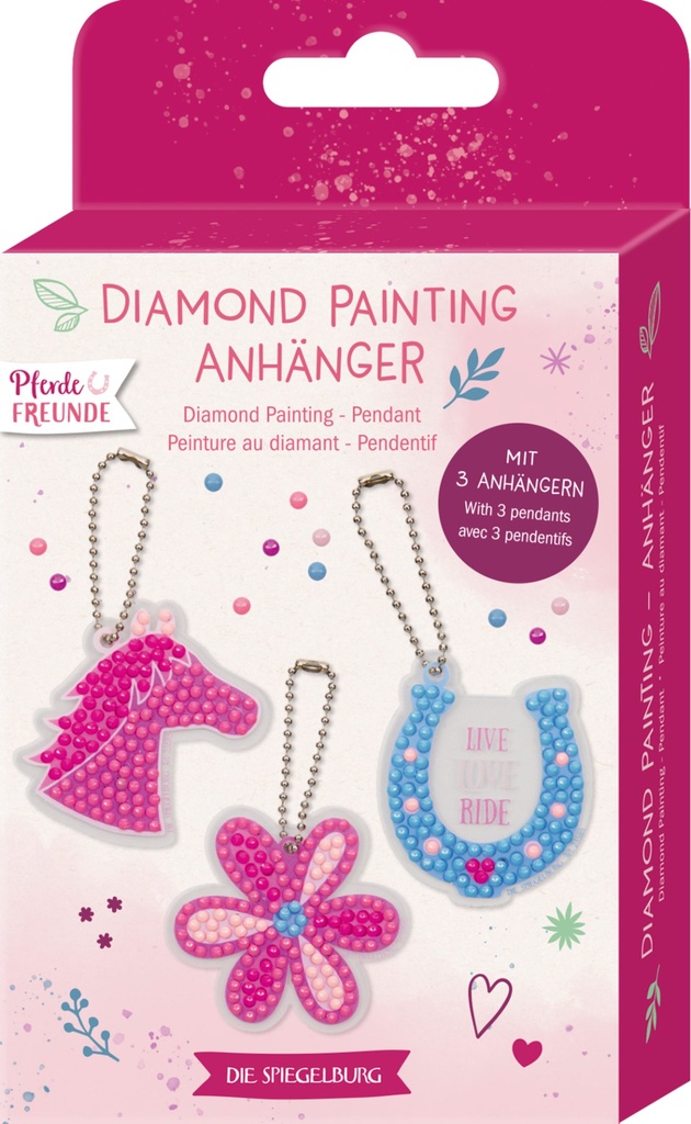 Pferde-Freunde - Diamond Painting Anhänger