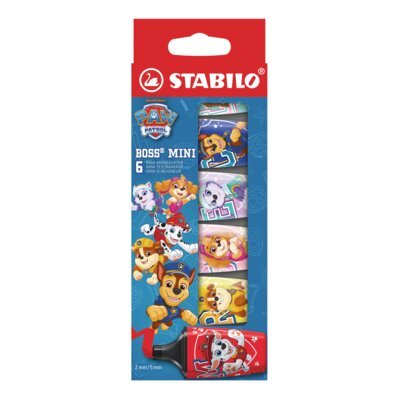 STABILO BOSS MINI 6er Etui PAW Patrol