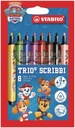 STABILO Trio Scribbi 8er Etui PAW Patrol