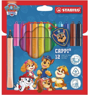 STABILO Cappi 12er Etui + Anhänger PAW Patrol