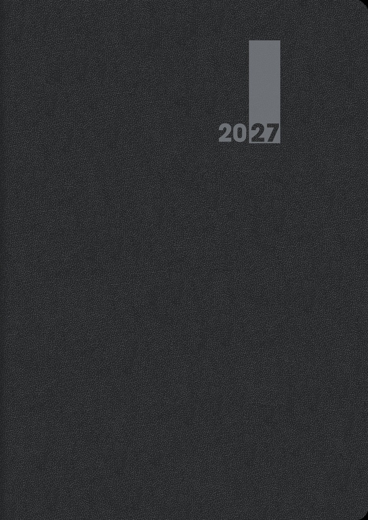 Buchkalender Premium Mod. 739 2027 „SlimLine“ | 17×24 cm, Kunststoff
