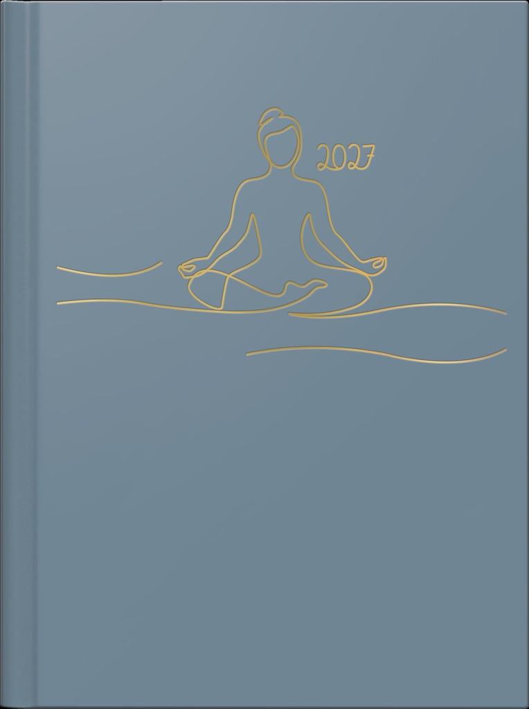 Taschenkalender Premium Young Line Mini 2027 „Yoga“ | A6, Papier