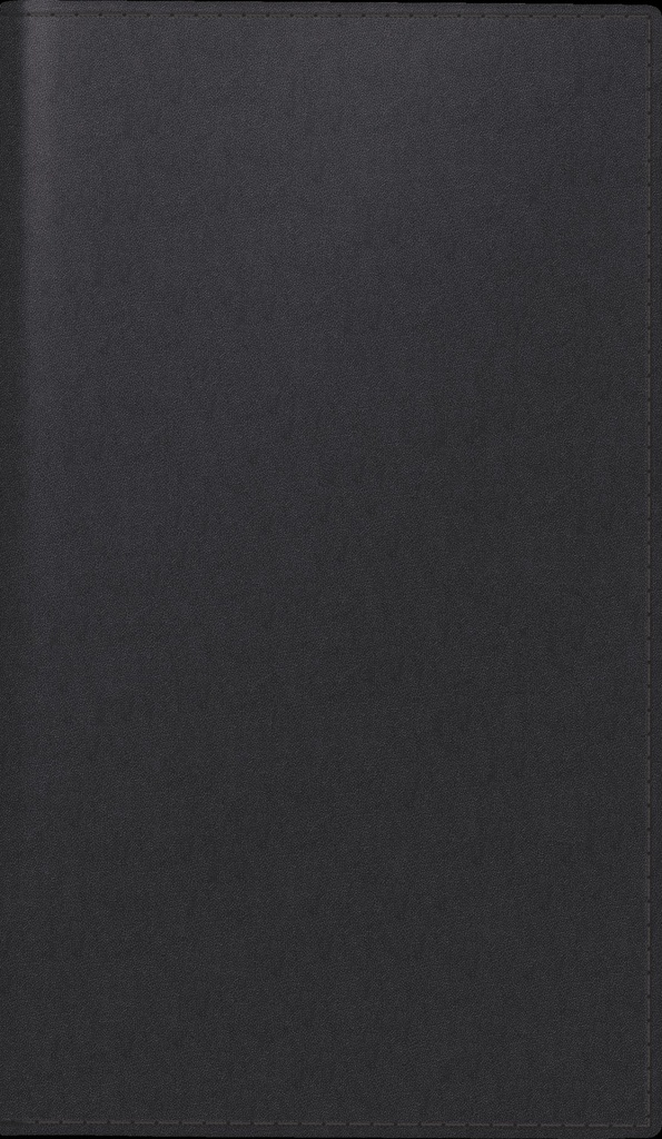 Taschenkalender Mod. 756 2027 | A6, Kunstleder, schwarz
