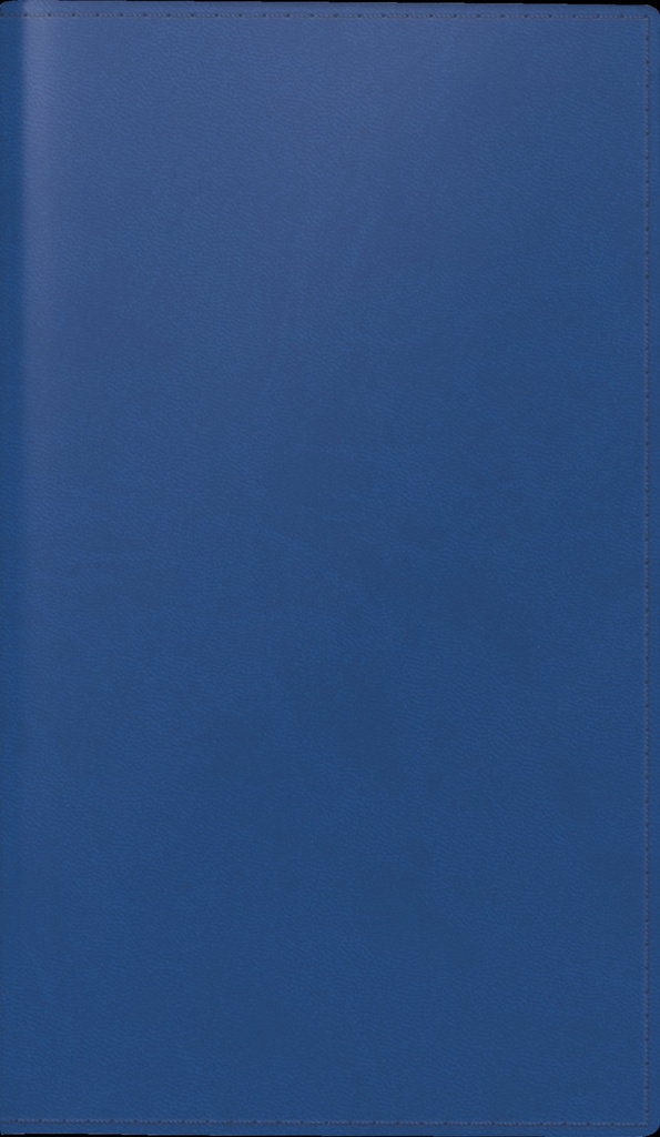 Taschenkalender Mod. 756 2027 | A6, Kunstleder, blau