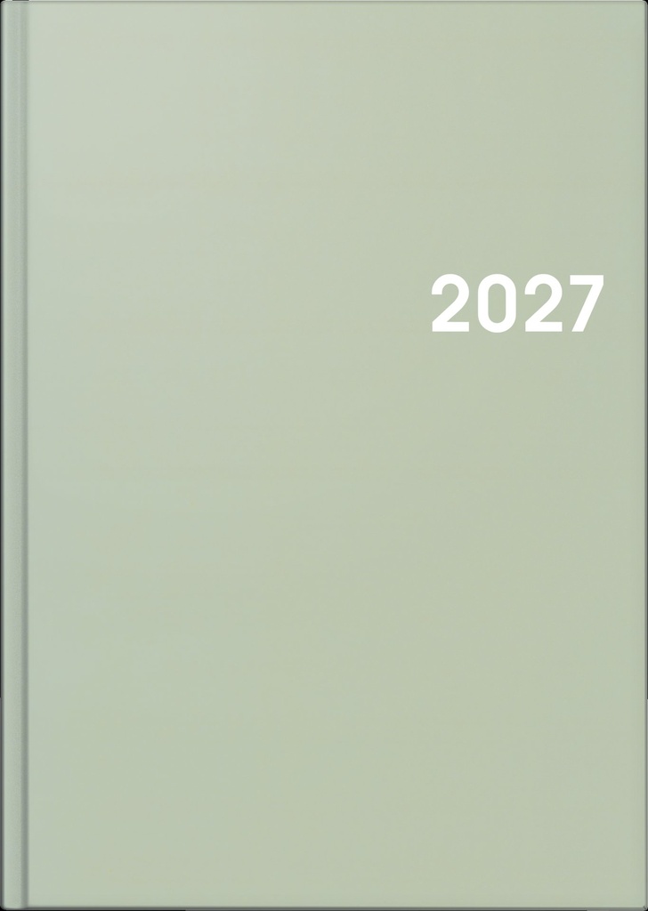 Buchkalender Colour Line Mod. 795 2027 | A5, Kunststoff, salbei