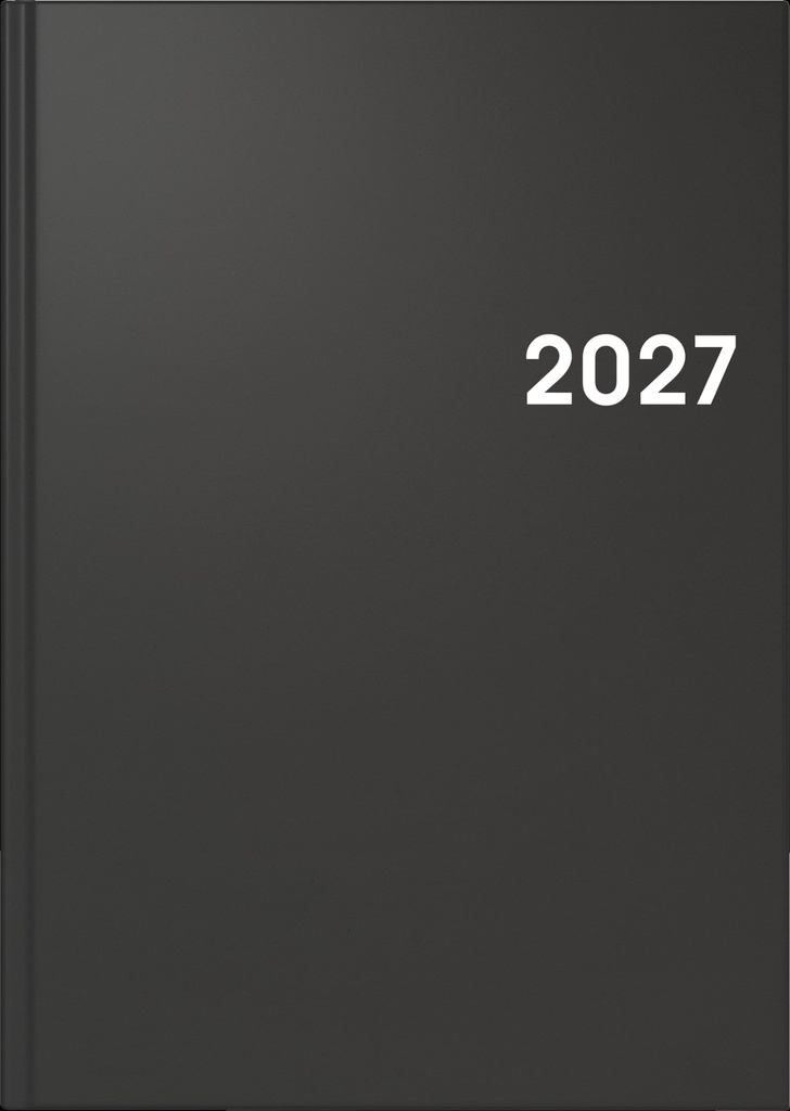 Buchkalender Colour Line Mod. 795 2027 | A5, Kunststoff, schwarz