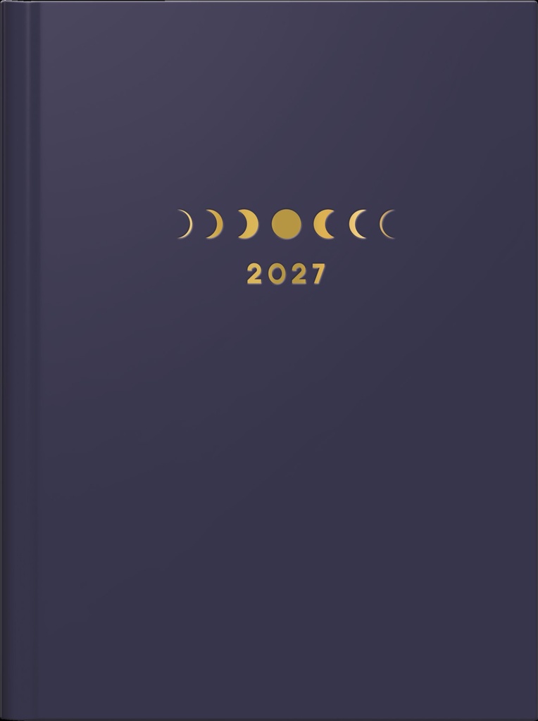 Taschenkalender Premium Young Line Mini 2027 „Moon“ | A6, Papier