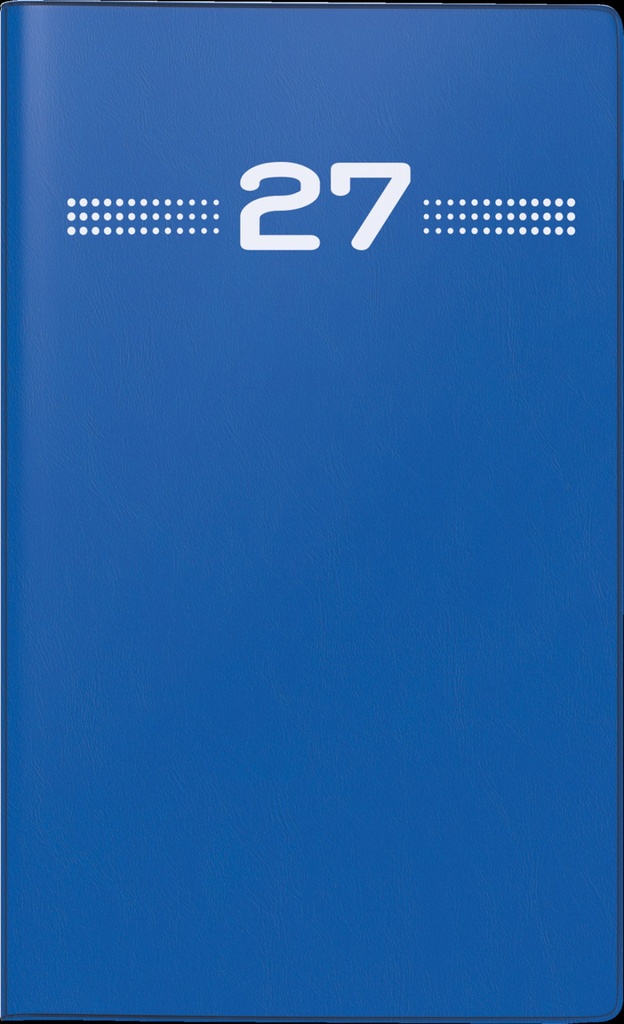 Taschenkalender Mod. M-Planer 2027 | A6, Kunststoff, blau
