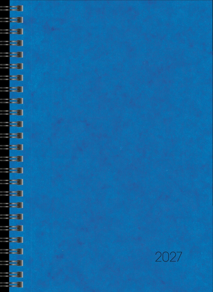 Buchkalender Mod. 796 2027 | A5, Karton, blau