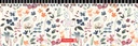 Querterminbuch Mod. 771 2027 "Watercolour" 326×102 mm, Karton