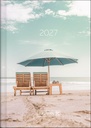 Taschenkalender Design Line Mod. 731 2027 „Sunbeds“ | A6, Papier