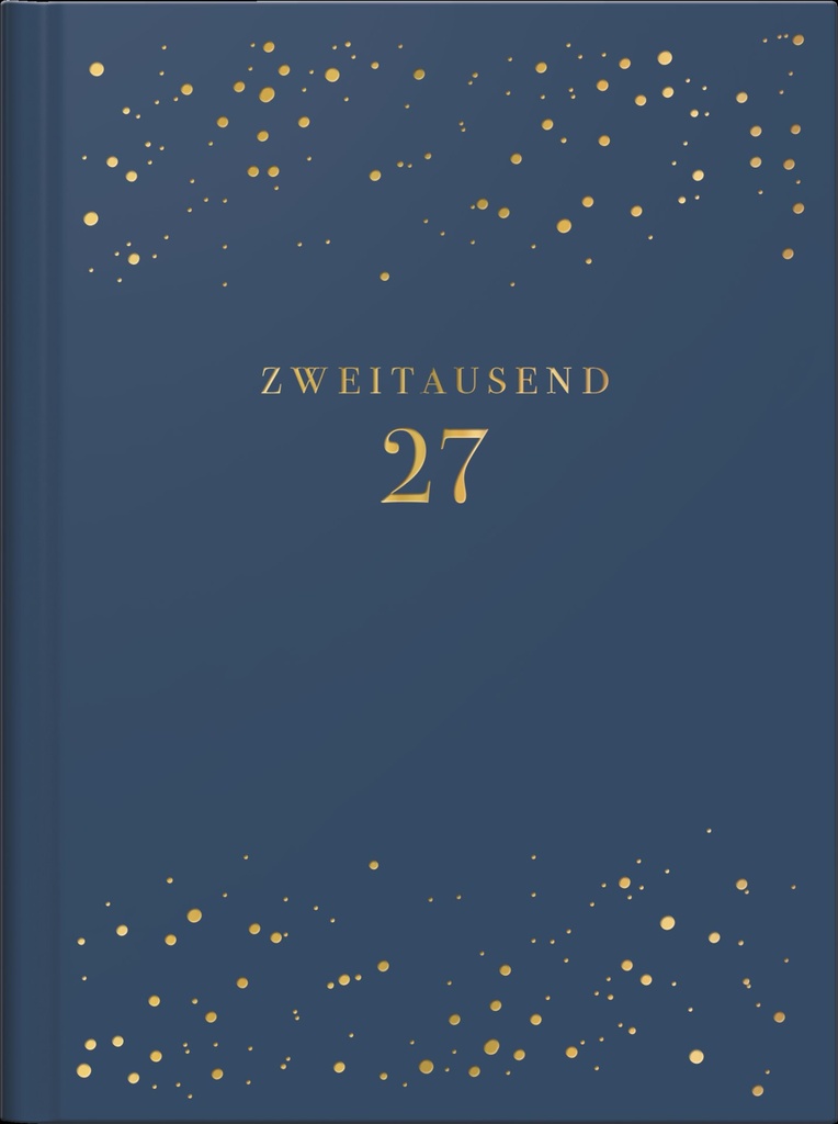 Taschenkalender Premium Young Line Mini 2027 "Starry Night" A6, Kunstleder