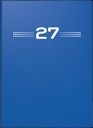 Taschenkalender Mod. perfect/Technik I 2027 | A6, Kunststoff, blau