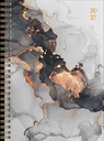 Buchkalender Premium Young Line 2027 „Marble“ | A5, Papier