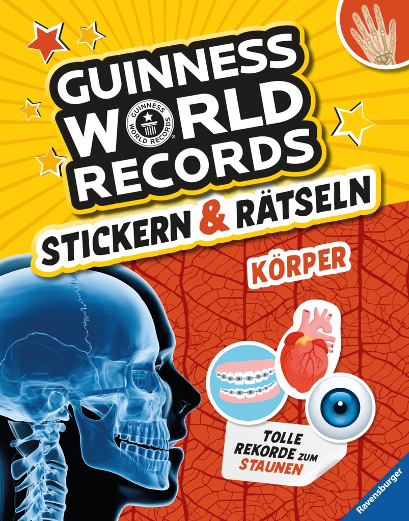 [9783473480265] Guinness World Records Stickern und Rätseln: Körper