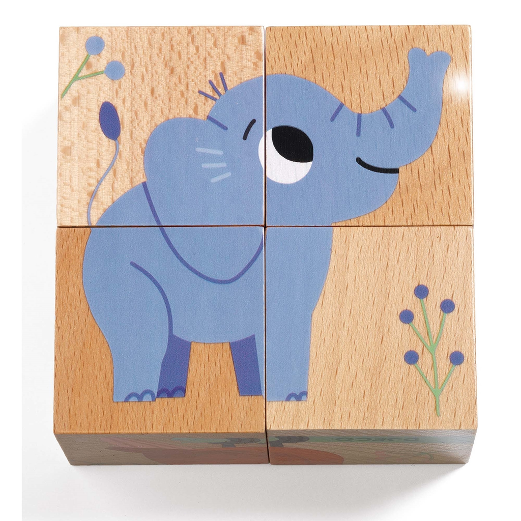 Holzpuzzle: Wild & Co