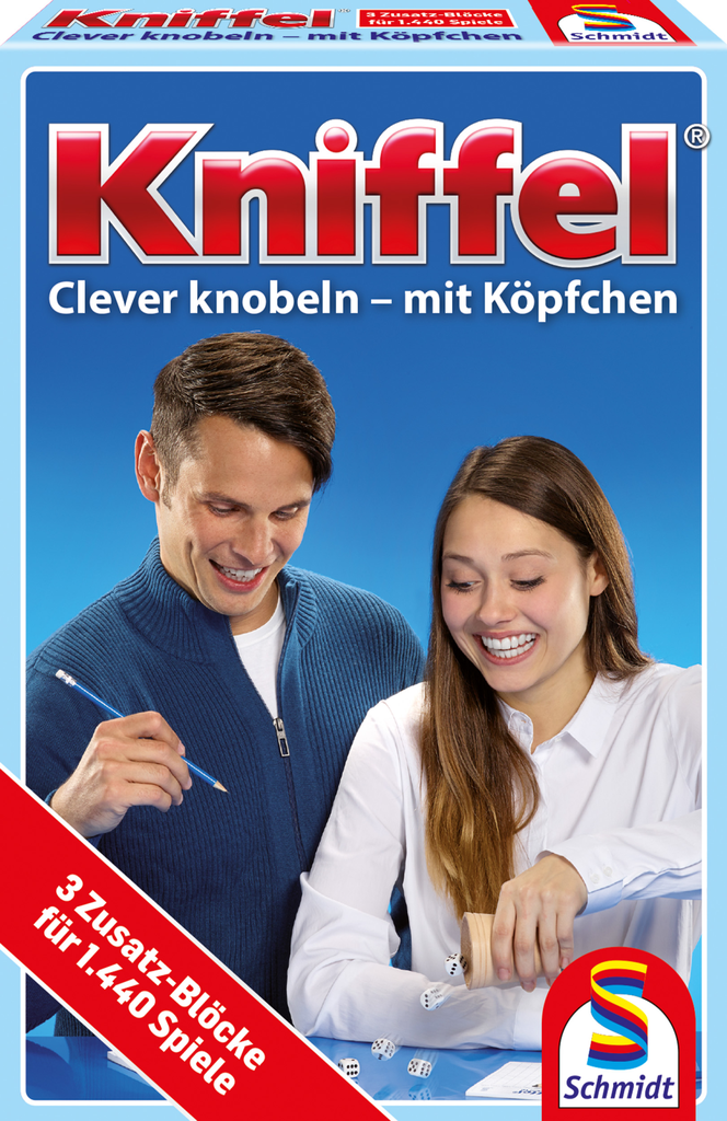 Kniffelblock,24 Faltschachteln Disp
