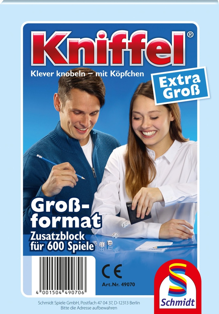 [4001504490706] Großer Kniffelblock 30er Display