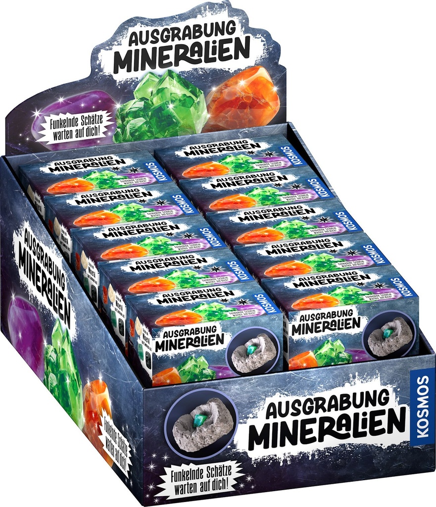 Ausgrabung Mineralien