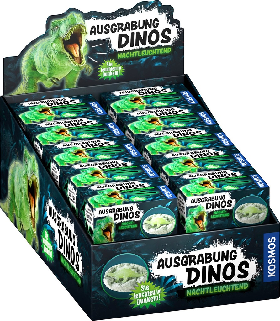 Ausgrabung Nachtleuchtende Dinos