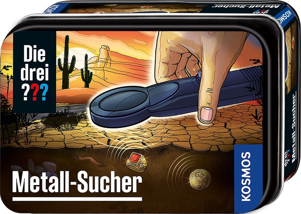 Die drei ??? Metall-Sucher (gr. Dose)