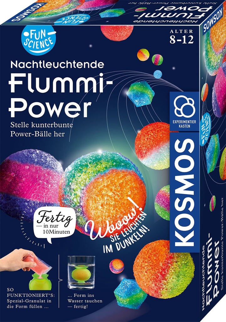 [4002051654108] Fun Science Nachtleuchtende Flummi-Power