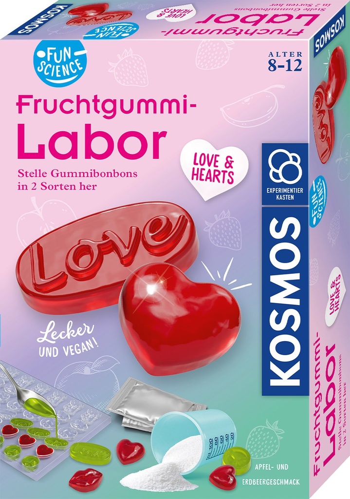 [4002051654344] Fun Science Fruchtgummi Labor Love & Hearts