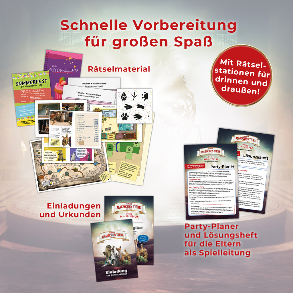 Die Schule der magischen Tiere Rätsel-Party
