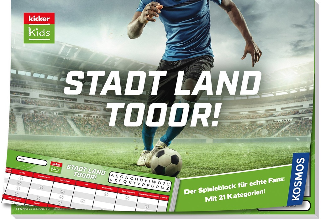 [4002051685232] Kicker Kids Stadt-Land-Tor!