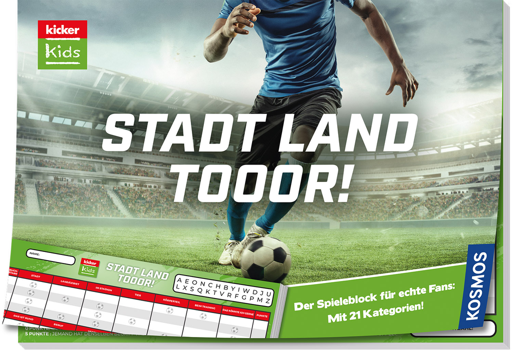 Kicker Kids Stadt-Land-Tor!